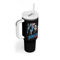 Funny Killing It Since 1776 Tumbler With Handle Horror Movie 4th Of July USA Ghost - Wonder Print Shop