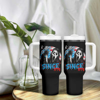 Funny Killing It Since 1776 Tumbler With Handle Horror Movie 4th Of July USA Ghost - Wonder Print Shop