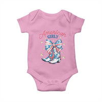 Funny 4th Of July Country Cowgirl Baby Onesie American Girly Western Cowboy Boots - Wonder Print Shop