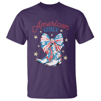 Funny 4th Of July Country Cowgirl T Shirt American Girly Western Cowboy Boots - Wonder Print Shop