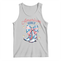 Funny 4th Of July Country Cowgirl Tank Top American Girly Western Cowboy Boots - Wonder Print Shop