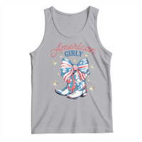 Funny 4th Of July Country Cowgirl Tank Top American Girly Western Cowboy Boots - Wonder Print Shop