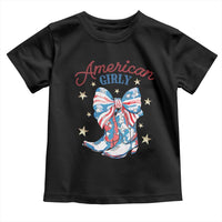 Funny 4th Of July Country Cowgirl Toddler T Shirt American Girly Western Cowboy Boots - Wonder Print Shop