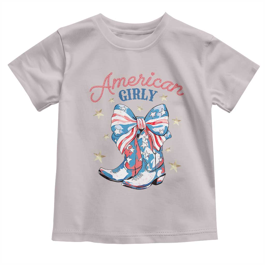 Funny 4th Of July Country Cowgirl Toddler T Shirt American Girly Western Cowboy Boots - Wonder Print Shop