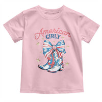 Funny 4th Of July Country Cowgirl Toddler T Shirt American Girly Western Cowboy Boots - Wonder Print Shop