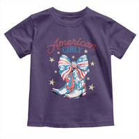Funny 4th Of July Country Cowgirl Toddler T Shirt American Girly Western Cowboy Boots - Wonder Print Shop