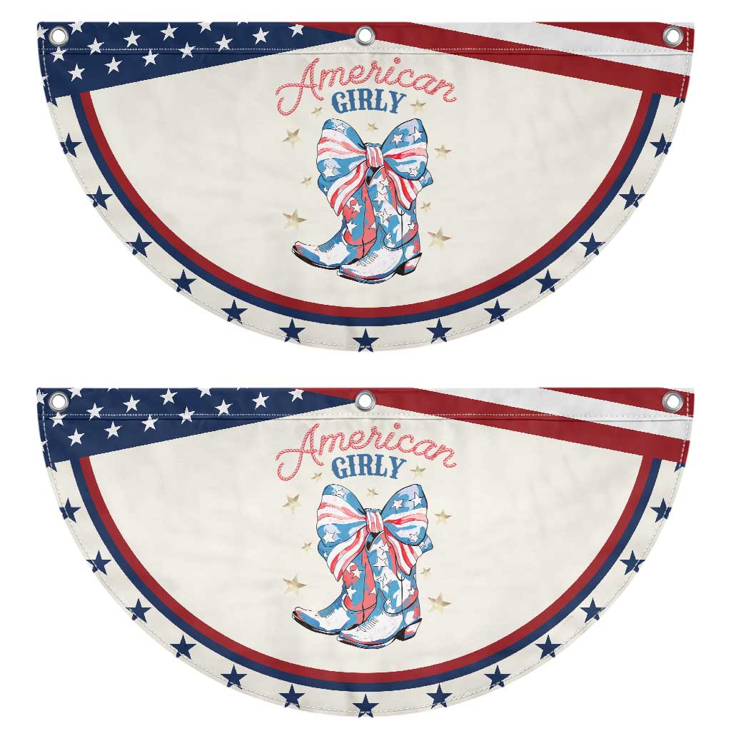 Funny 4th Of July Country Cowgirl Patriotic Fan Flag American Girly Western Cowboy Boots
