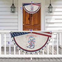 Funny 4th Of July Country Cowgirl Patriotic Fan Flag American Girly Western Cowboy Boots