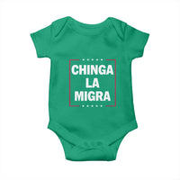 Funny Chinga La Migra Baby Onesie Star Stripes - Wonder Print Shop