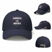 Funny Chinga La Migra Baseball Cap Star Stripes