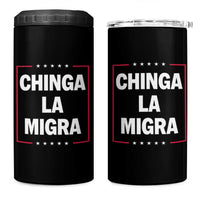 Funny Chinga La Migra 4 in 1 Can Cooler Tumbler Star Stripes - Wonder Print Shop