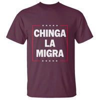 Funny Chinga La Migra T Shirt Star Stripes - Wonder Print Shop