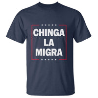 Funny Chinga La Migra T Shirt Star Stripes - Wonder Print Shop