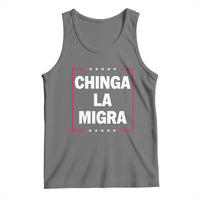 Funny Chinga La Migra Tank Top Star Stripes - Wonder Print Shop