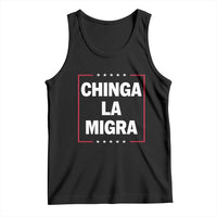 Funny Chinga La Migra Tank Top Star Stripes - Wonder Print Shop