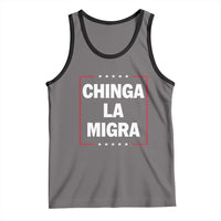 Funny Chinga La Migra Tank Top Star Stripes - Wonder Print Shop