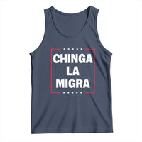 Funny Chinga La Migra Tank Top Star Stripes - Wonder Print Shop