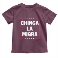 Funny Chinga La Migra Toddler T Shirt Star Stripes - Wonder Print Shop
