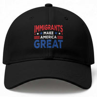 Funny Immigrants Make America Great Baseball Cap Stars Stripes