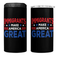 Funny Immigrants Make America Great 4 in 1 Can Cooler Tumbler Stars Stripes - Wonder Print Shop
