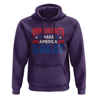 Funny Immigrants Make America Great Hoodie Stars Stripes - Wonder Print Shop