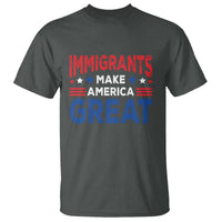 Funny Immigrants Make America Great T Shirt Stars Stripes - Wonder Print Shop