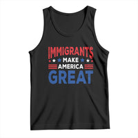 Funny Immigrants Make America Great Tank Top Stars Stripes - Wonder Print Shop