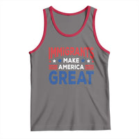 Funny Immigrants Make America Great Tank Top Stars Stripes - Wonder Print Shop