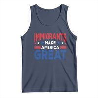 Funny Immigrants Make America Great Tank Top Stars Stripes - Wonder Print Shop