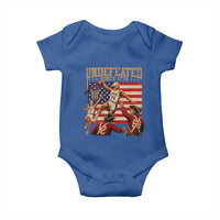 4th of July Basketball Undefeated Since 1776 Baby Onesie Funny Founding Fathers