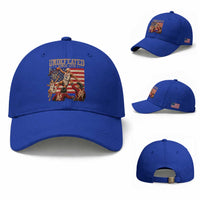 4th of July Basketball Undefeated Since 1776 Baseball Cap Funny Founding Fathers