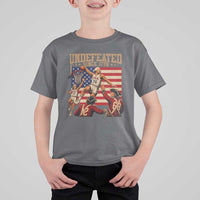 4th of July Basketball Undefeated Since 1776 T Shirt For Kid Funny Founding Fathers