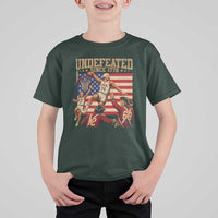 4th of July Basketball Undefeated Since 1776 T Shirt For Kid Funny Founding Fathers