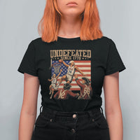 4th of July Basketball Undefeated Since 1776 T Shirt For Women Funny Founding Fathers
