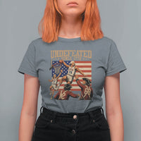 4th of July Basketball Undefeated Since 1776 T Shirt For Women Funny Founding Fathers