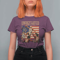 4th of July Basketball Undefeated Since 1776 T Shirt For Women Funny Founding Fathers