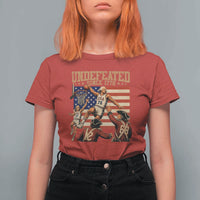 4th of July Basketball Undefeated Since 1776 T Shirt For Women Funny Founding Fathers