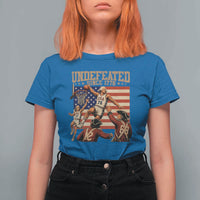 4th of July Basketball Undefeated Since 1776 T Shirt For Women Funny Founding Fathers