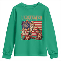 4th of July Basketball Undefeated Since 1776 Youth Sweatshirt Funny Founding Fathers