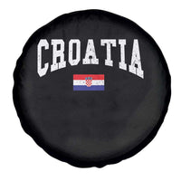 Croatia Hrvatska Flag Zagreb Croatian Jersey Retro Spare Tire Cover