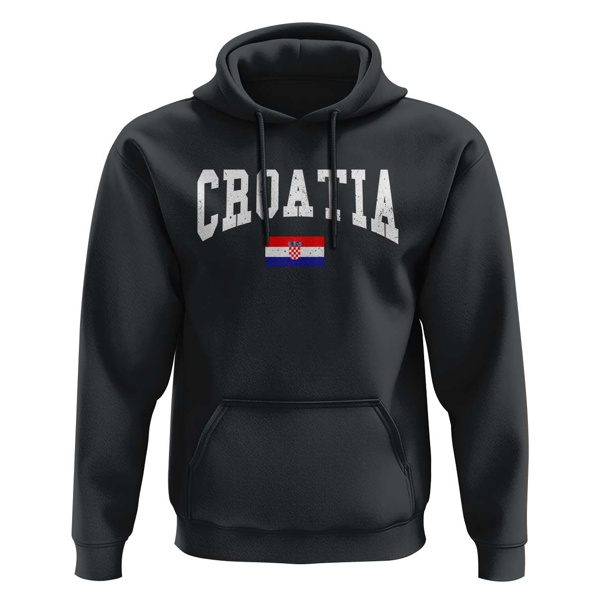 Croatia Hrvatska Flag Zagreb Croatian Jersey Retro Hoodie