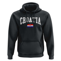 Croatia Hrvatska Flag Zagreb Croatian Jersey Retro Hoodie