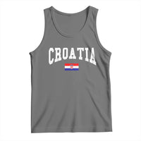 Croatia Hrvatska Flag Zagreb Croatian Jersey Retro Tank Top