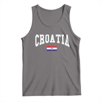 Croatia Hrvatska Flag Zagreb Croatian Jersey Retro Tank Top
