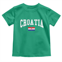 Croatia Hrvatska Flag Zagreb Croatian Jersey Retro Toddler T Shirt