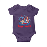 George Washington 4th of July Pool Party Baby Onesie Let's Get This Party Founded
