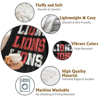 England Lions Soccer English Pride Throw Blanket