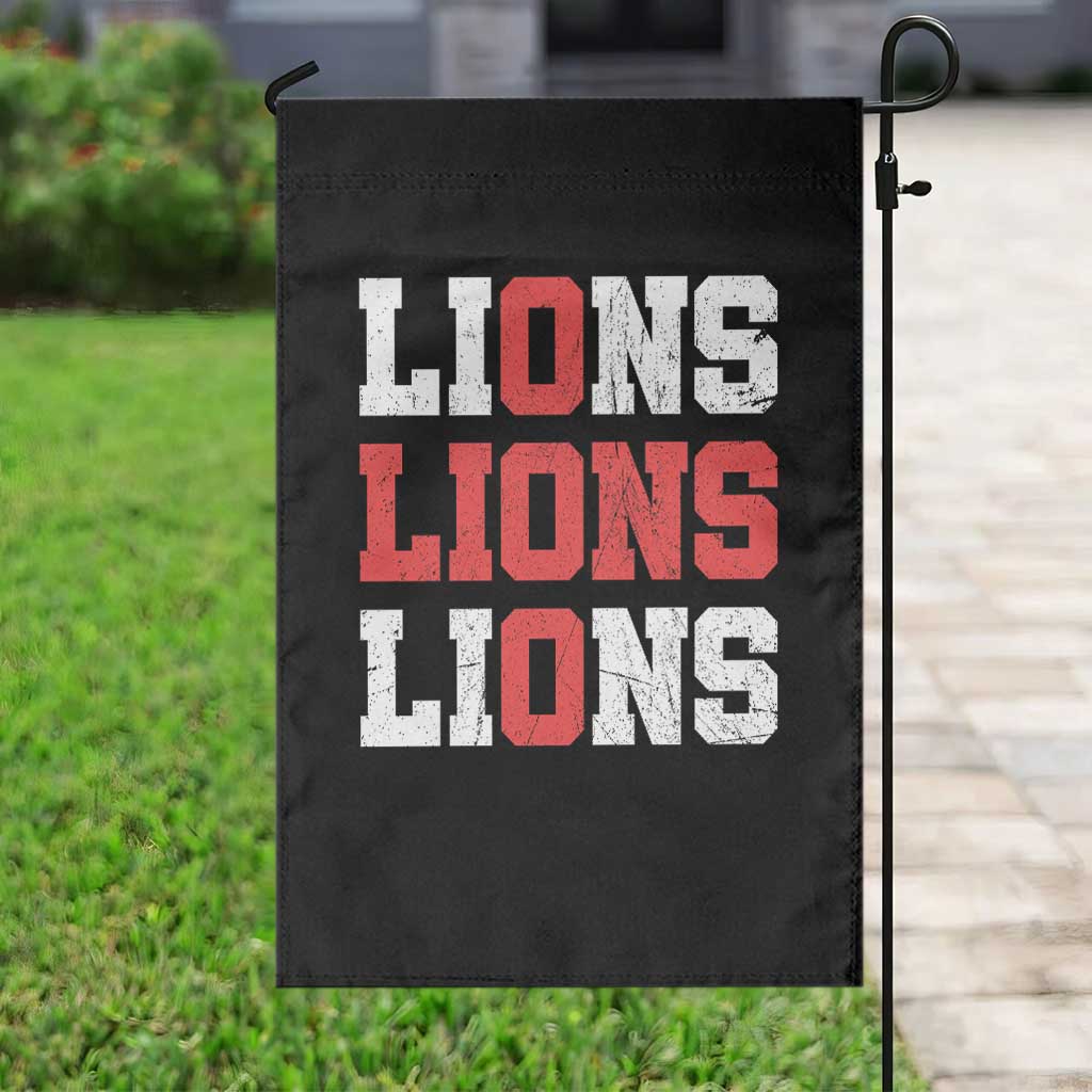 England Lions Soccer English Pride Garden Flag