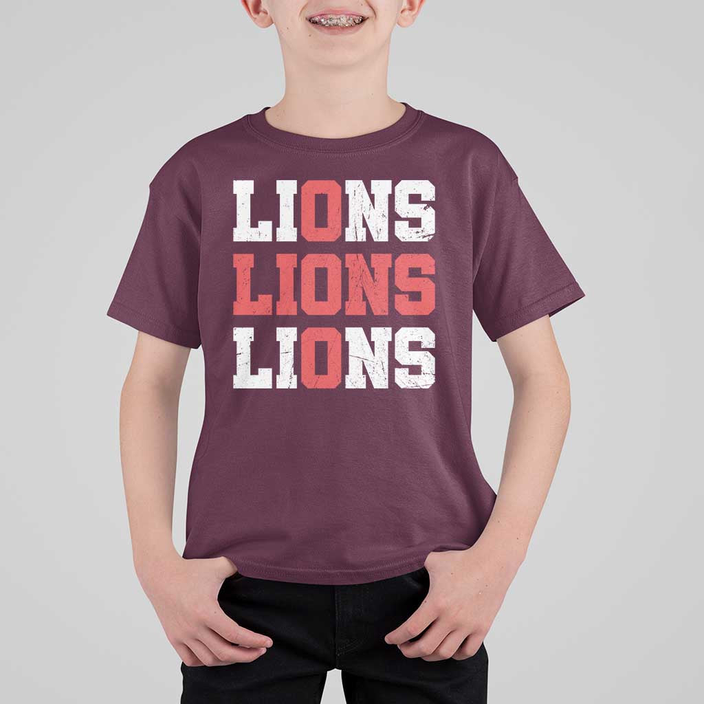 England Lions Soccer English Pride T Shirt For Kid