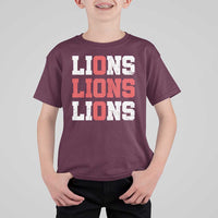 England Lions Soccer English Pride T Shirt For Kid